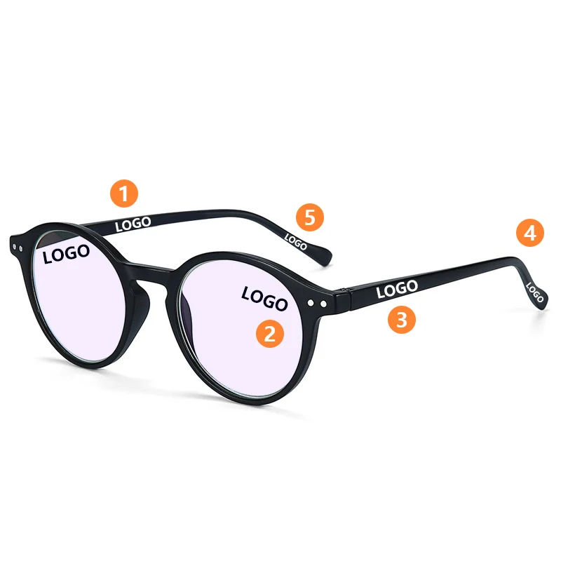 Lot De 4 Lunettes De Lecture Rondes Rétro Anti-Lumière Bleue - Protection Yeux Ordinateur & Fatigue