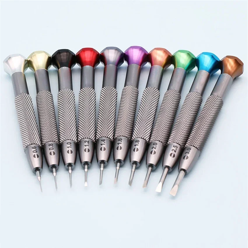 

Watch Tool T-Shaped Anti-Slip Flat-Screwdriver Set Stainless Steel Screwdriver Set Watch Repair Watchmaker Tool Blade 0.6-3.0mm