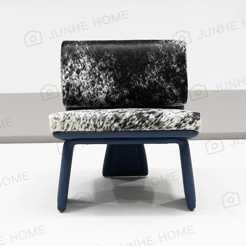 Fabric three-legged sofa chair, creative art leisure chair, furniture customization