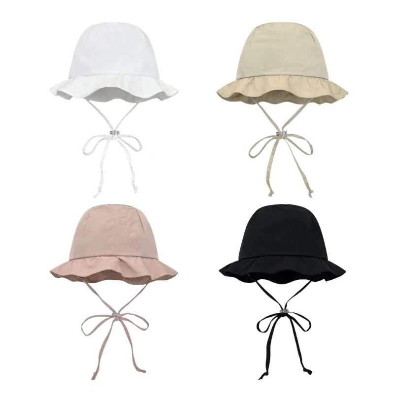 

Simple Solid Color Hat Foldable Outdoor Sun Hat Sweatproof Hat Fisherman Hat for Casual or