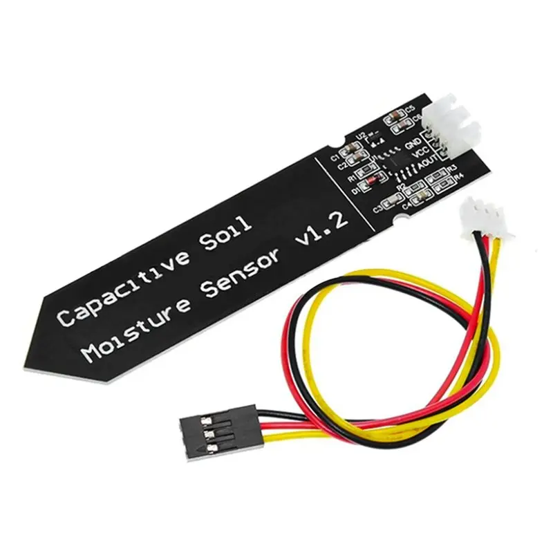 DT21 Capacitive Soil Moisture Sensor Module for Garden Plant Monitoring DIY Smart Farming Corrosion Resistant