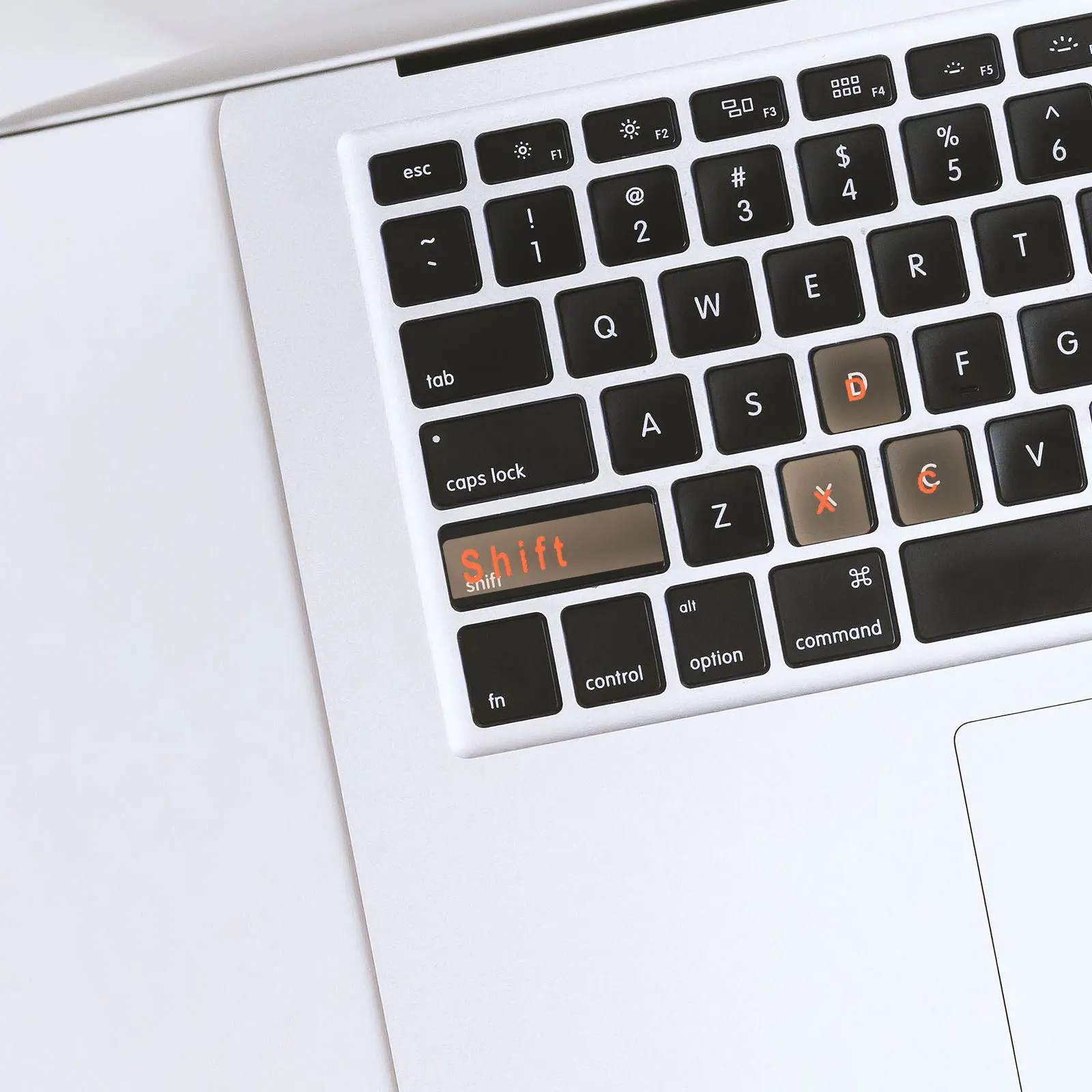 

2 Sheets English Keyboard Stickers Laptop Computer Notebook Full Set Clear Durable Letters PVC Material Easy Apply Residue Free