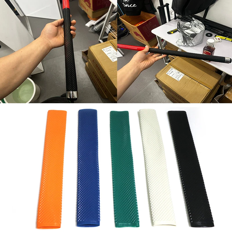 Sports Equipment Non Slip Billiard Wrap Rubber Sweatproof Cue Grip Protectors Colorful Handle Cue Butt Sleeve Pool Cue Parts