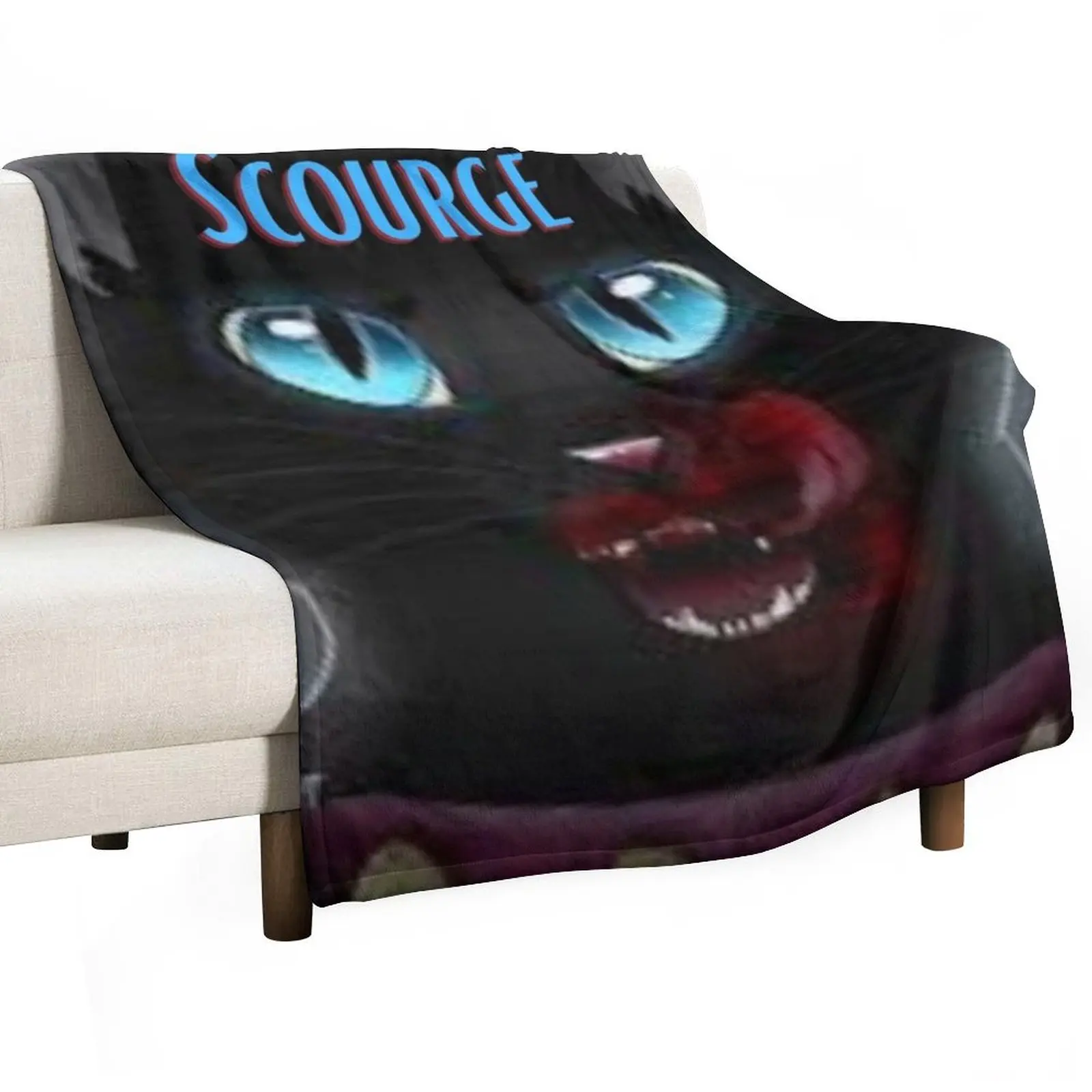 

Scourge The Cute Cat Throw Blanket wednesday Soft Big Blankets