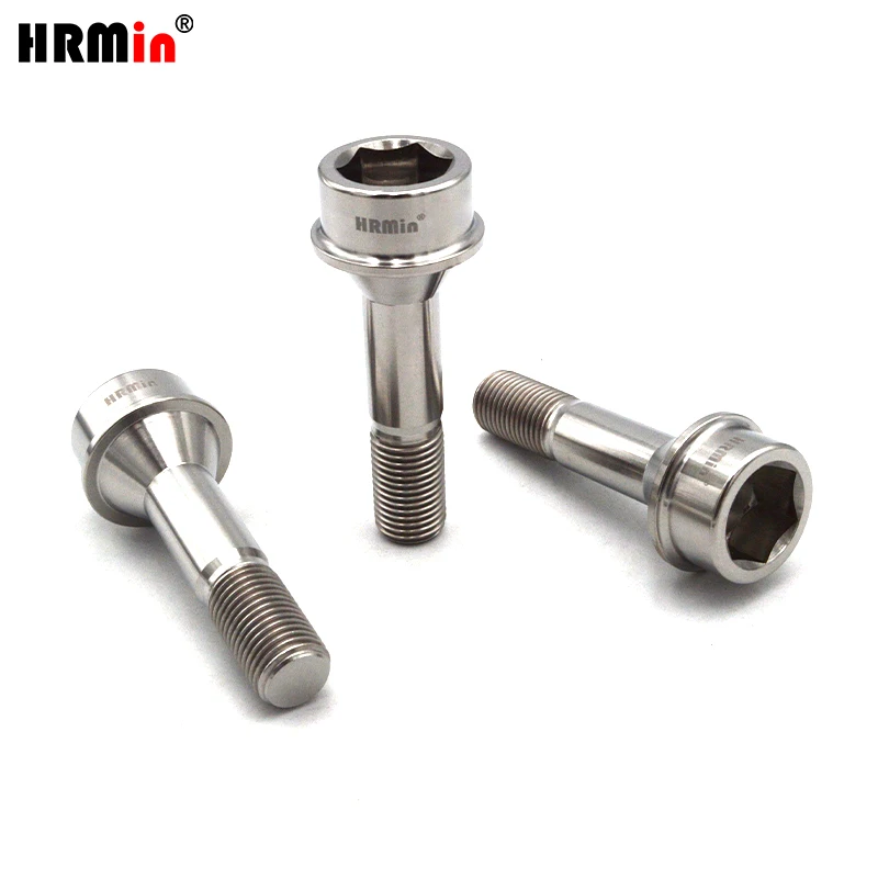HRMin Gr.5 Titanium Cone Seat Wheel Bolt Titanium Bolt 20pcs M14*1.5*52/67mm for Ferrari