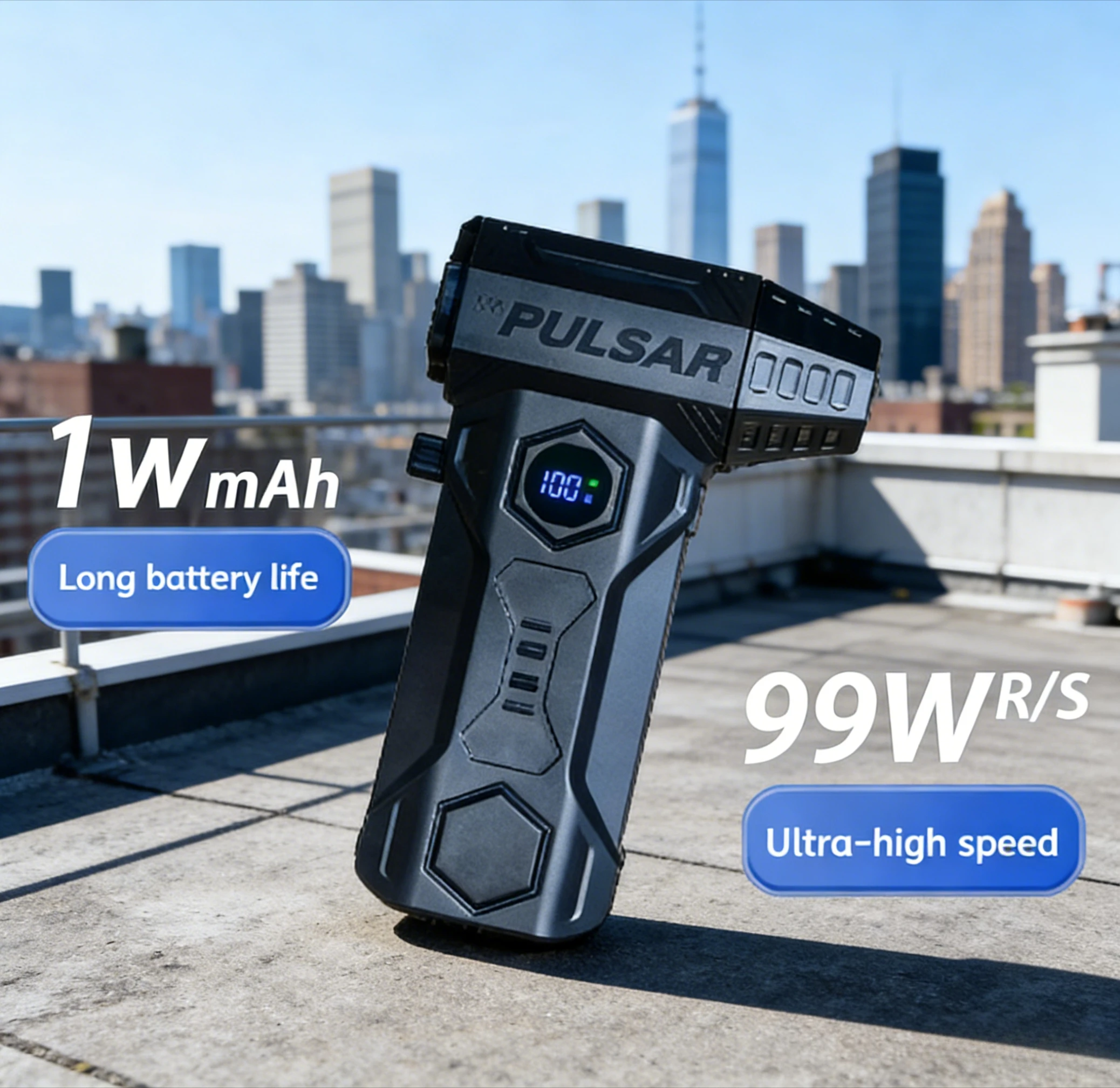 

️ X11Pro MAX Brushless Handheld Air Blower | 990000RPM 75m/s Super Wind 10000mAh Turbo Jet Blower