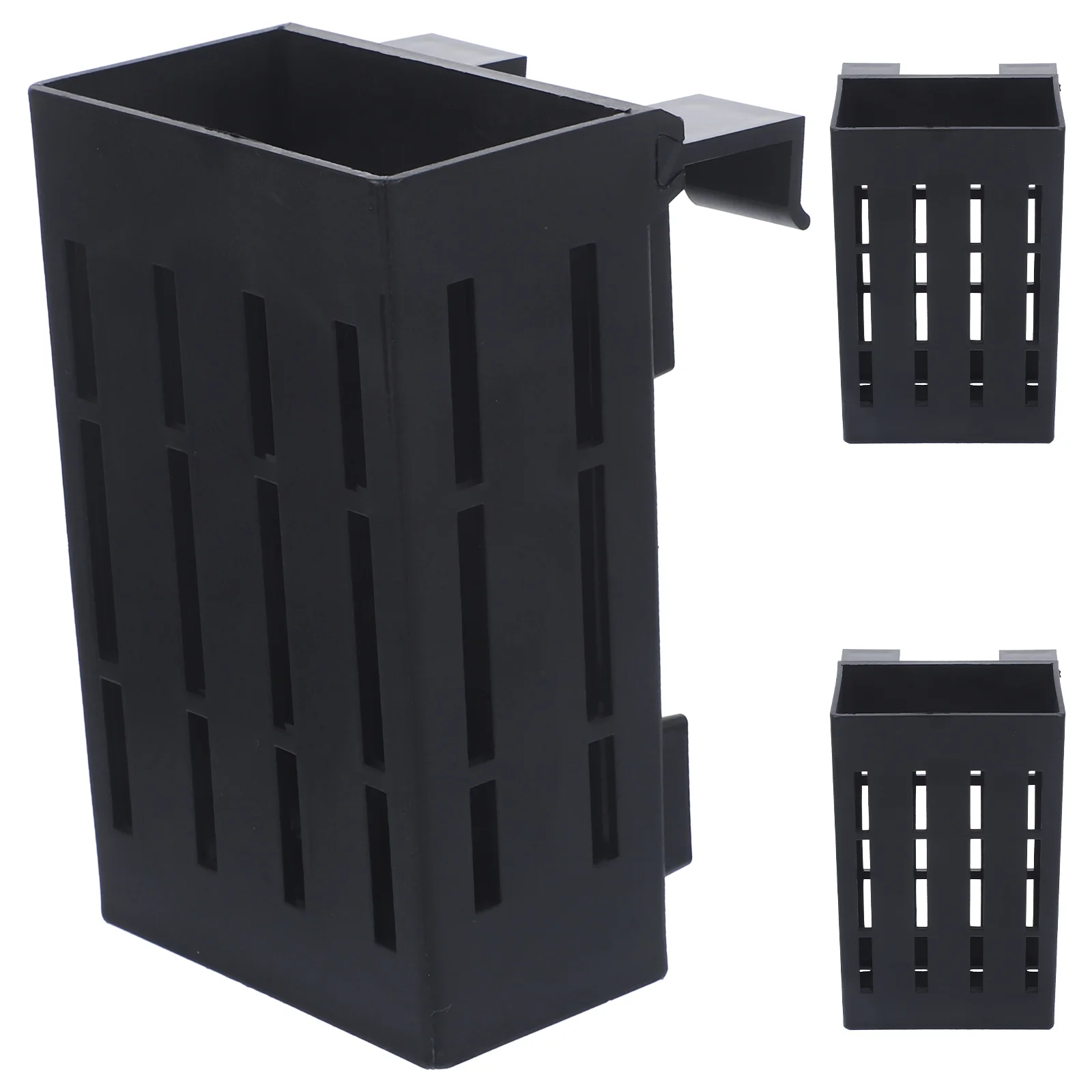 

Barrier Water Plant Stand Air Tag Holder Aquarium Supplies Fish Tank Black Plastic Planting Baskets