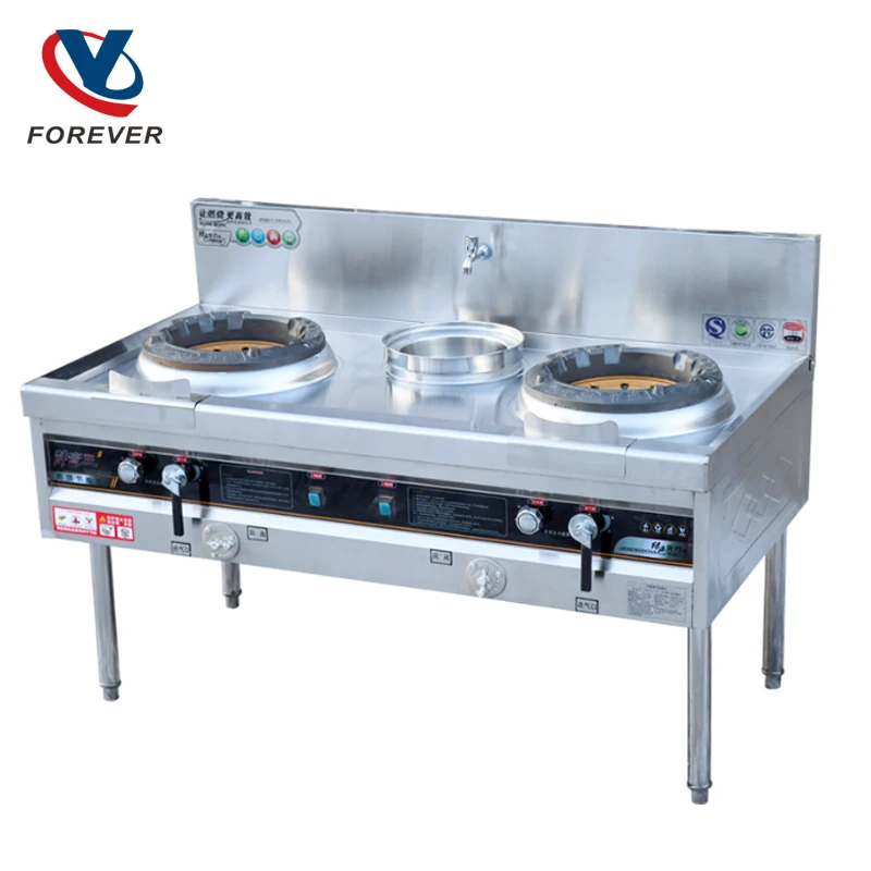 Gas Stove Commercial High-fire Energy-saving Single And Double Stove Stainless Steel Kitchen Natural Liquefied Gas Stove