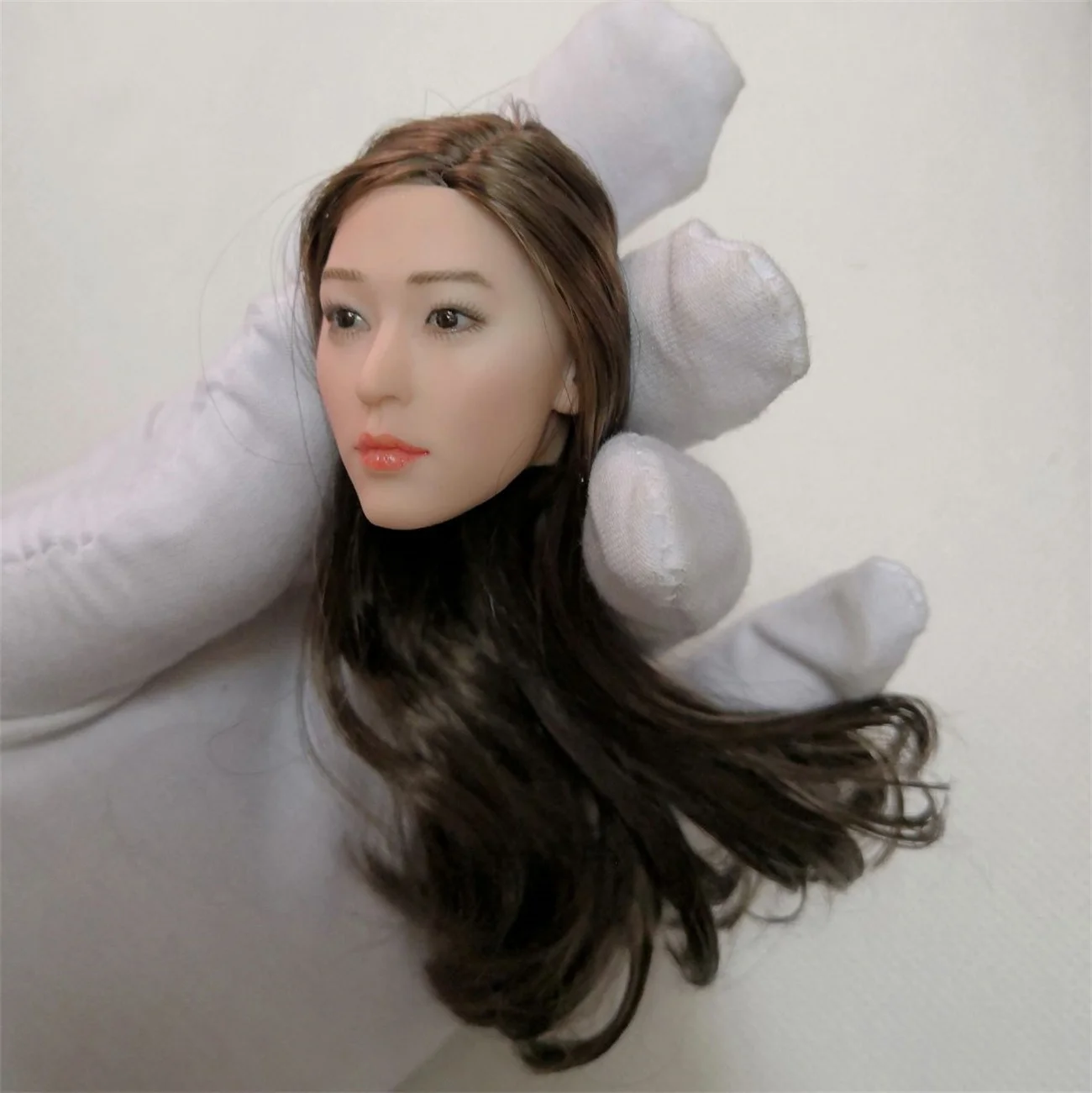 

1/6 Scale Asia Singer Pale Movie Head Sculpt Carving SInger Expression Model Fit 12'' Female Action Figure Body