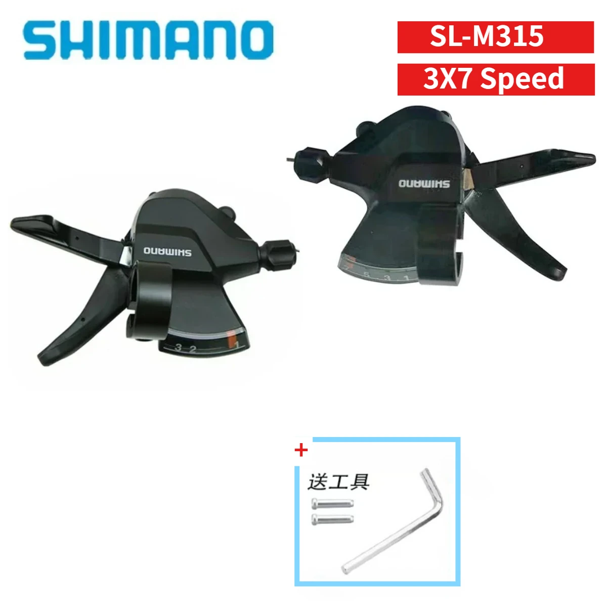 Conjunto de Alavancas de Câmbio SHIMANO Altus SL M315 para MTB 2X7s 2X8s 3x7s 3x8s 2 3 7 8 14 16 21 24 Velocidades