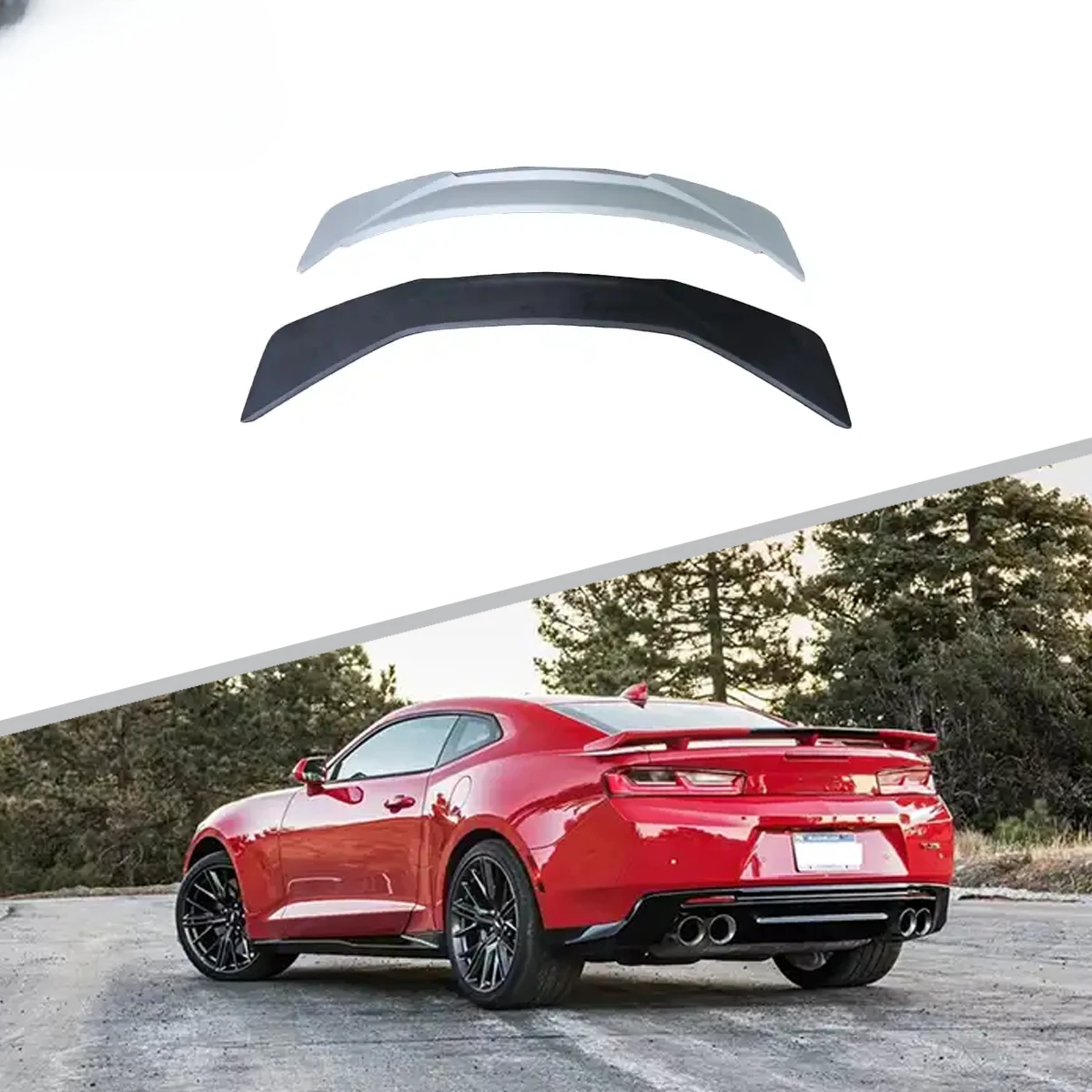 

ZL1 Style Rear Wing Matte Black Spoile For Chevrolet Camaro 2016-2018