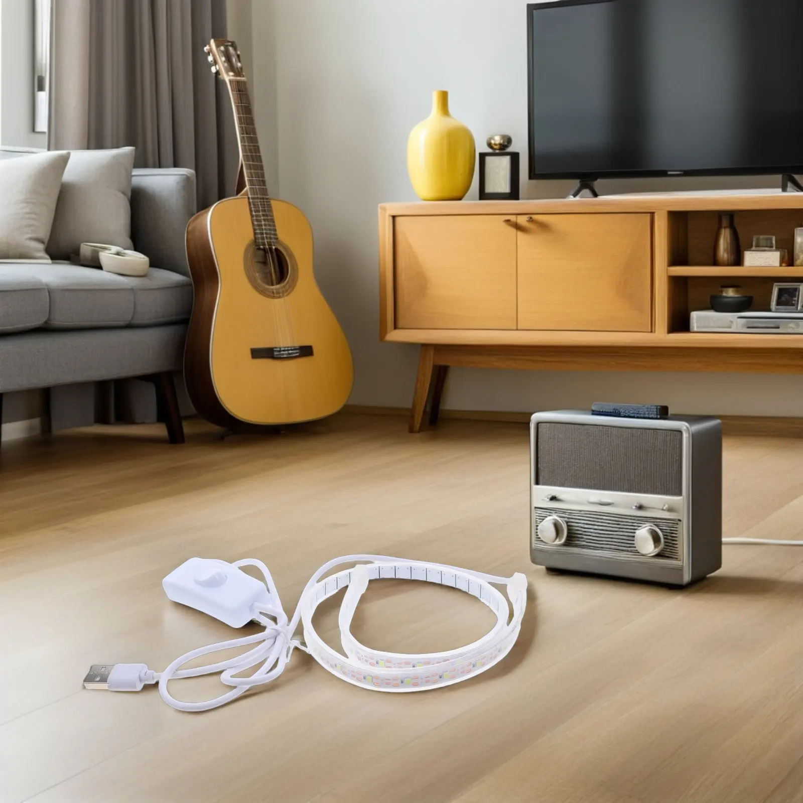 

Гибкая светодиодная лента 50 см для обнаружения утечек в саксофонах, флейтах, кларнетах, обоях и деревянных духовых инструментах, портативная, с питанием от USB