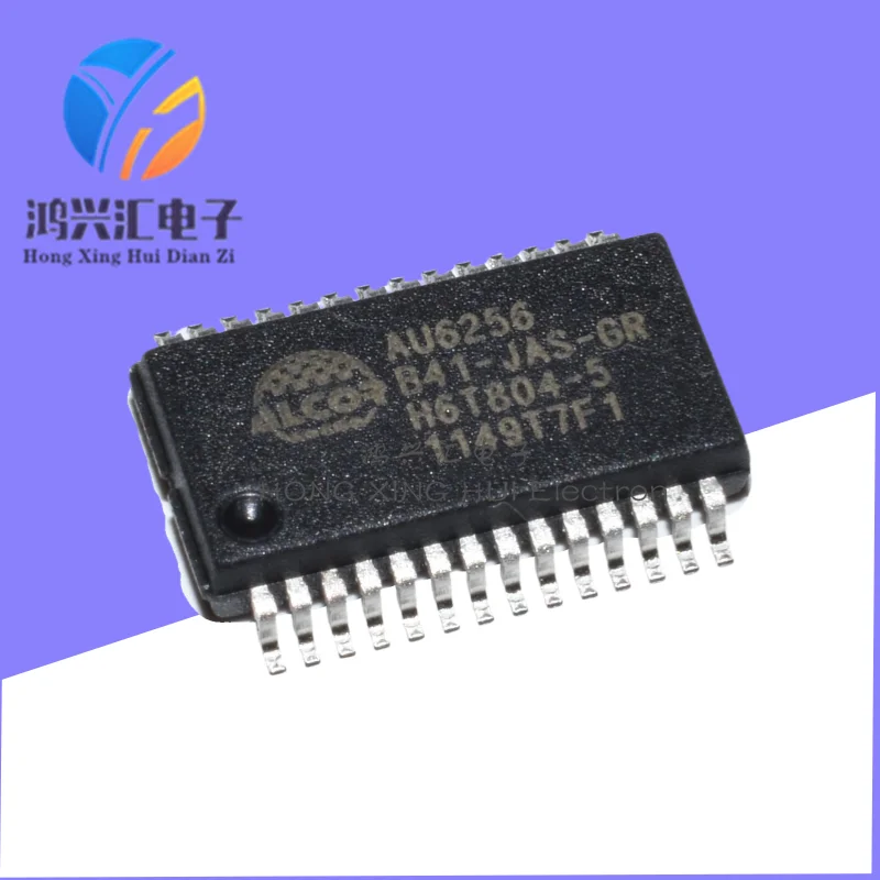 جديد/الأصلي AU6256-JAS AU6256B41-JAS-GR SSOP28 شريحة تسلسلية #1