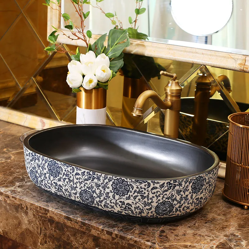 

Table Basin Faucet Suit Art Basin Inter-Platform Basin Balcony Washbasin Oval Toilet Wash Basin