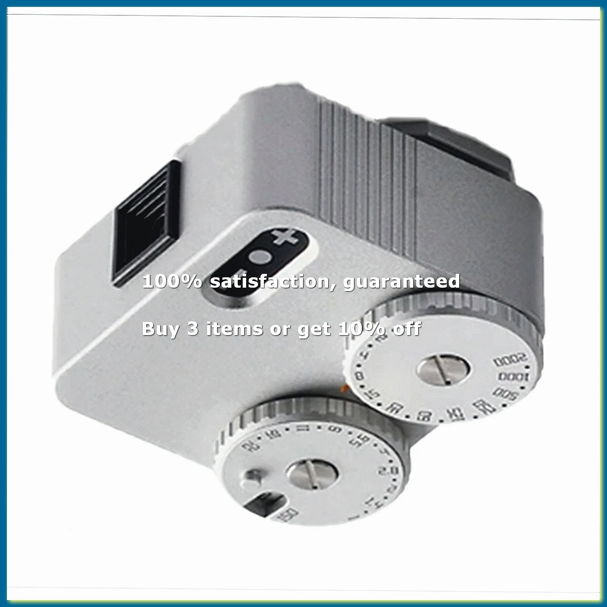Light Meter II Cold Shoe for DSLR Film Camera Light Meter 12 Shutter Speed Photography Accessories(Silver)-A56M