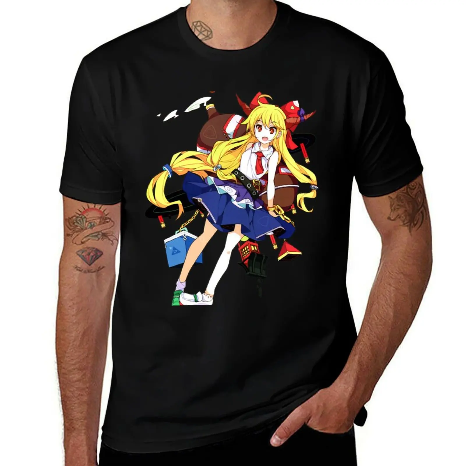 Touhou Project - Suika Ibuki T-Shirt Summer Casual Loose T-Shirt