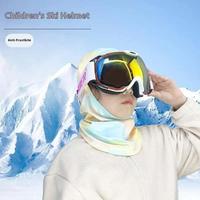Winter Children's Cycling Face Mask, Sports Warm Head Cover, Cold Proof Face Protection Hat, Windproof Outdoor Skiing Head Cover
