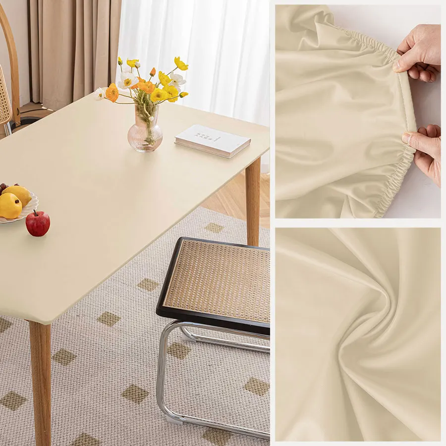 

Table cover solid color, simple and soft