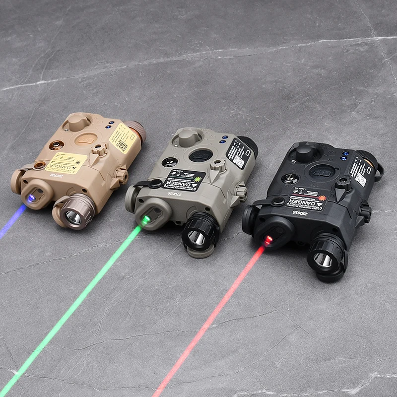 WADSN Airsoft PEQ-15 Red Dot Green Indcator IR Lighting No White Light Version Hunting Wepon Fit 20mm Rail Scout Laser