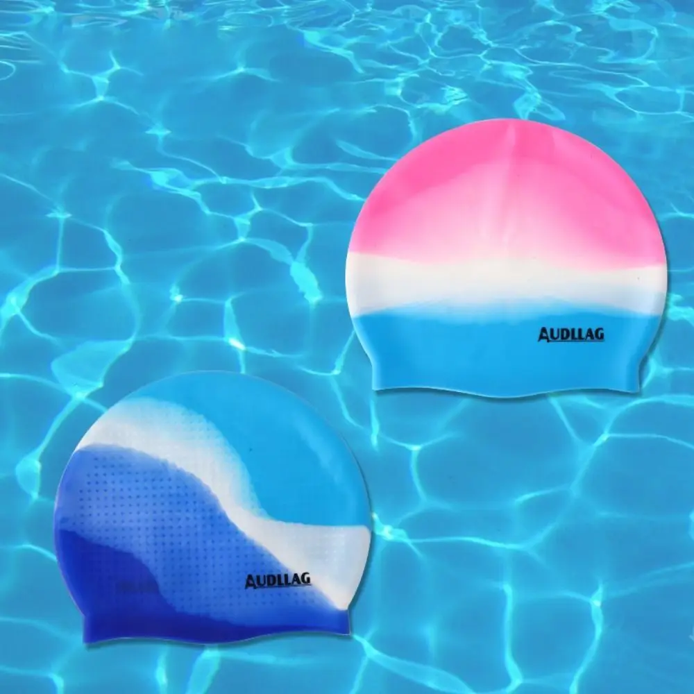 Long Hair Ear Protection Swimming Cap Lightweight Tear-resistant Swimming Hat Non Toxic and Odorless Waterproof