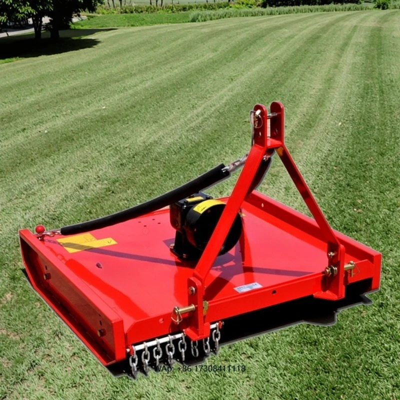 Tractor 3-Point PTO Driven Topper Mower Bush Flail Mower Cutting Grass Farm Home Equipment New Condition Gearbox