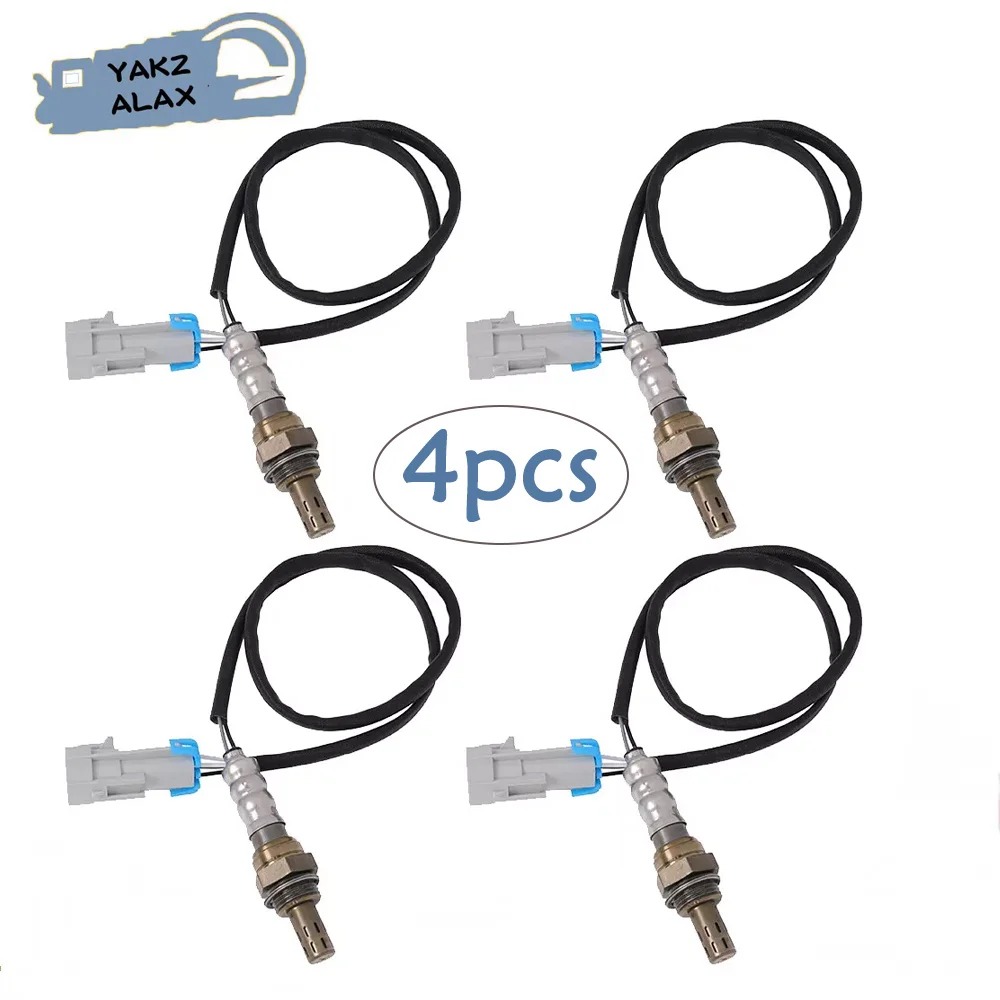 4Pcs 234-4668 Oxygen Sensor Lambda for Cadillac Escalade Chevrolet Avalanche Silverado Suburban 1500 Tahoe 5.3L 2003 2004 2005