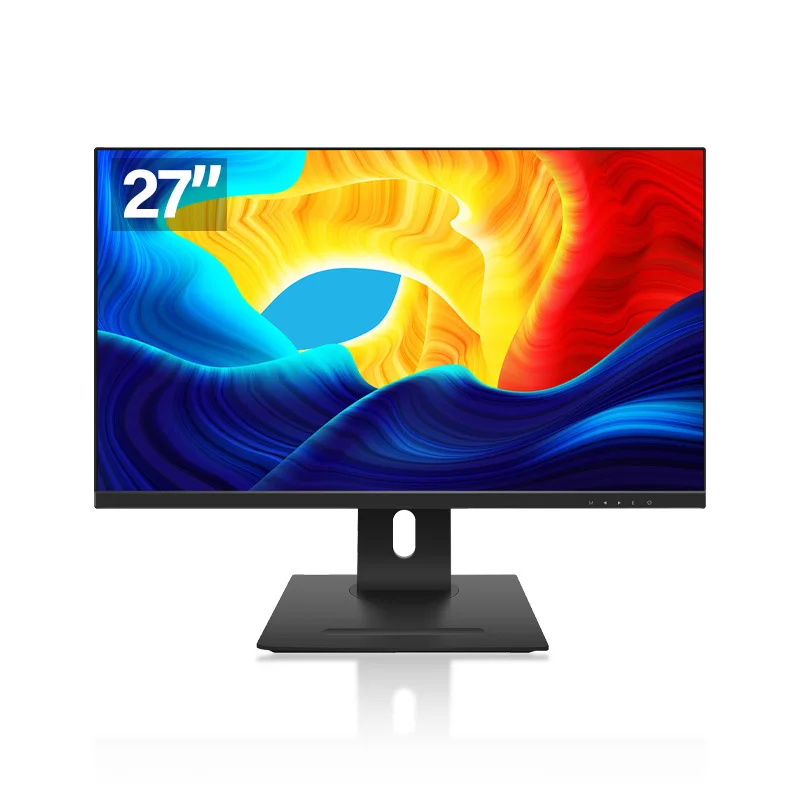 27 Inch 2K IPS Desktop Monitor, 2560×1440 99% sRGB Display Screen, Height Adjustable Rotatable Stand for Office Home Work Gaming
