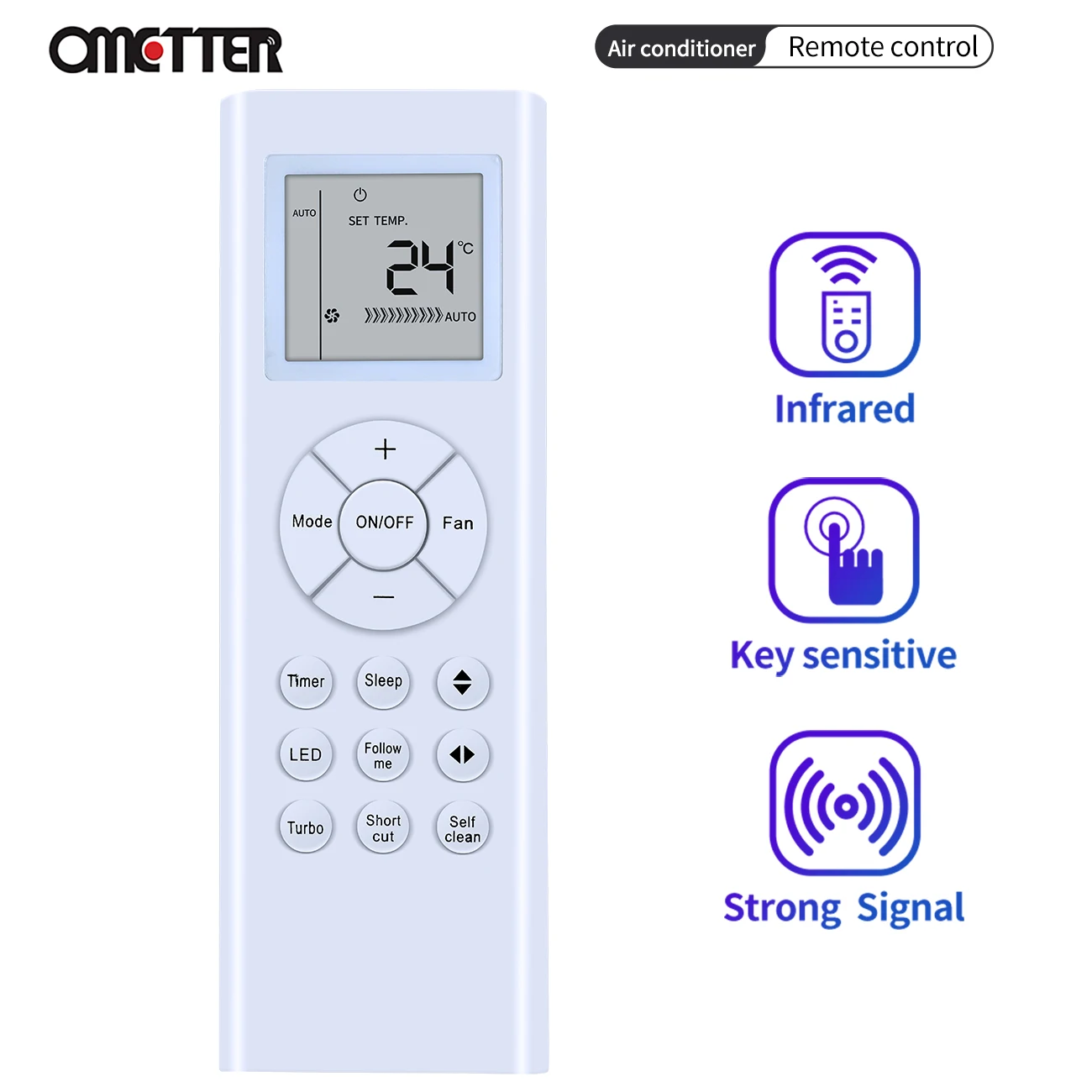 RG66A/BGEF For Midea Air Conditioner Remote Control & Kaden KS09 KS12 KS18 KS24 KS28