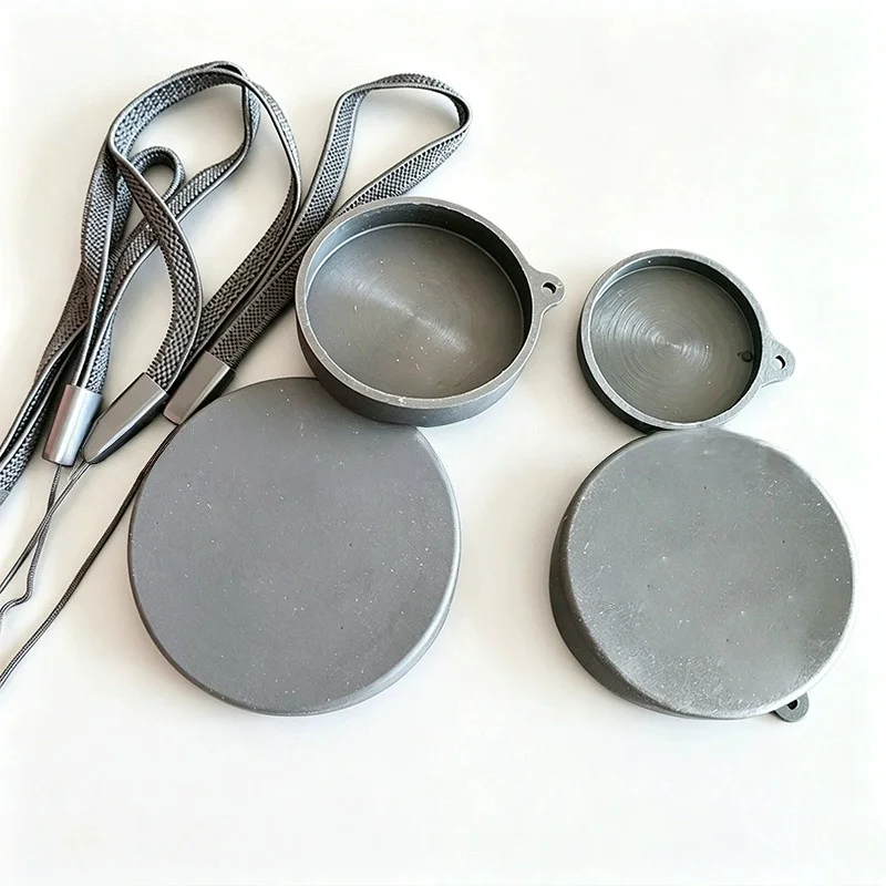 Couvre-poussière en silicone souple avec trou de suspension pour objectif de télescope et oculaire, 35/44/45/51/56/57mm