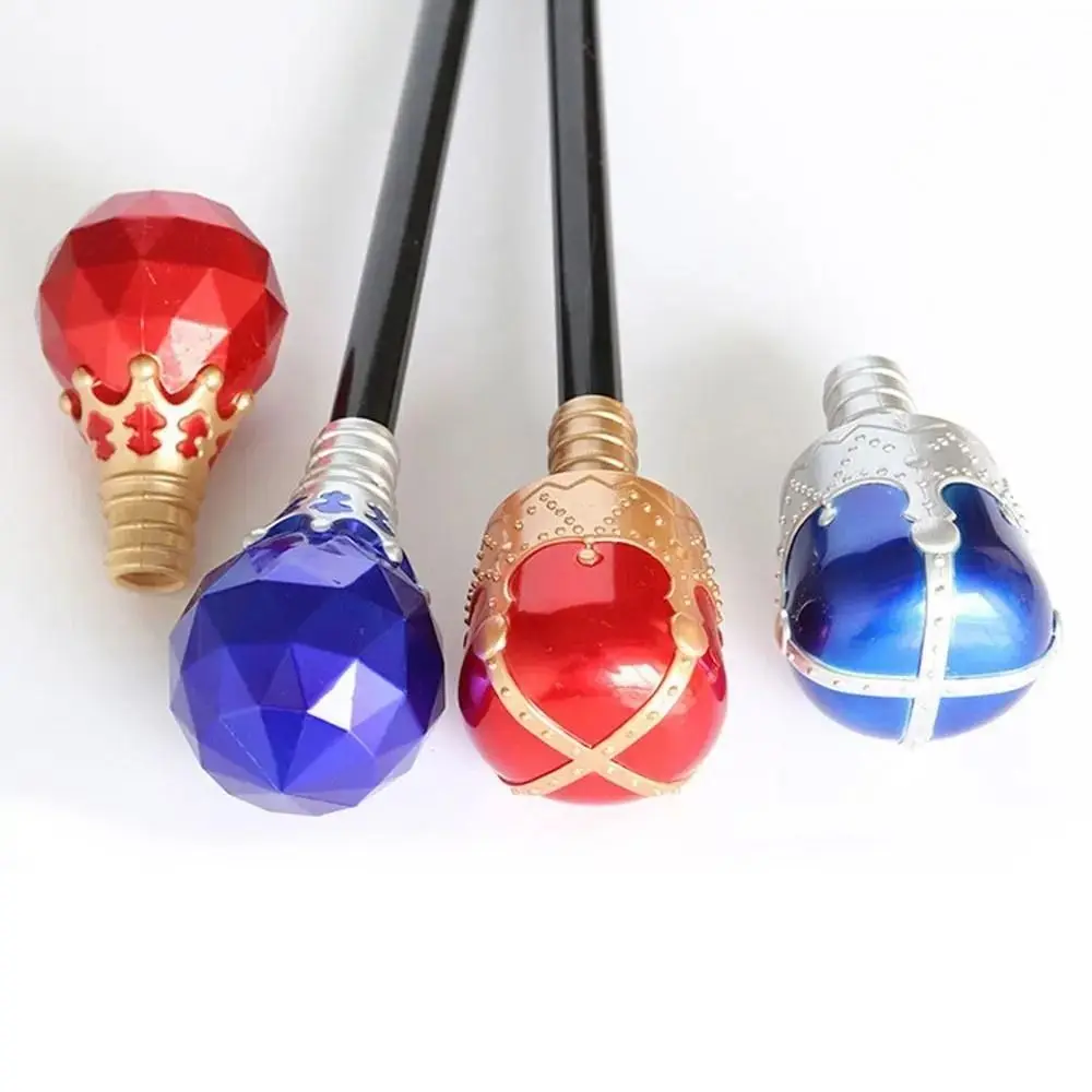 Royal King King Queen Scepter Dress Up Handheld Halloween Hand Wand Performance Red/Blue Costumes Walking Cane Cosplay Props