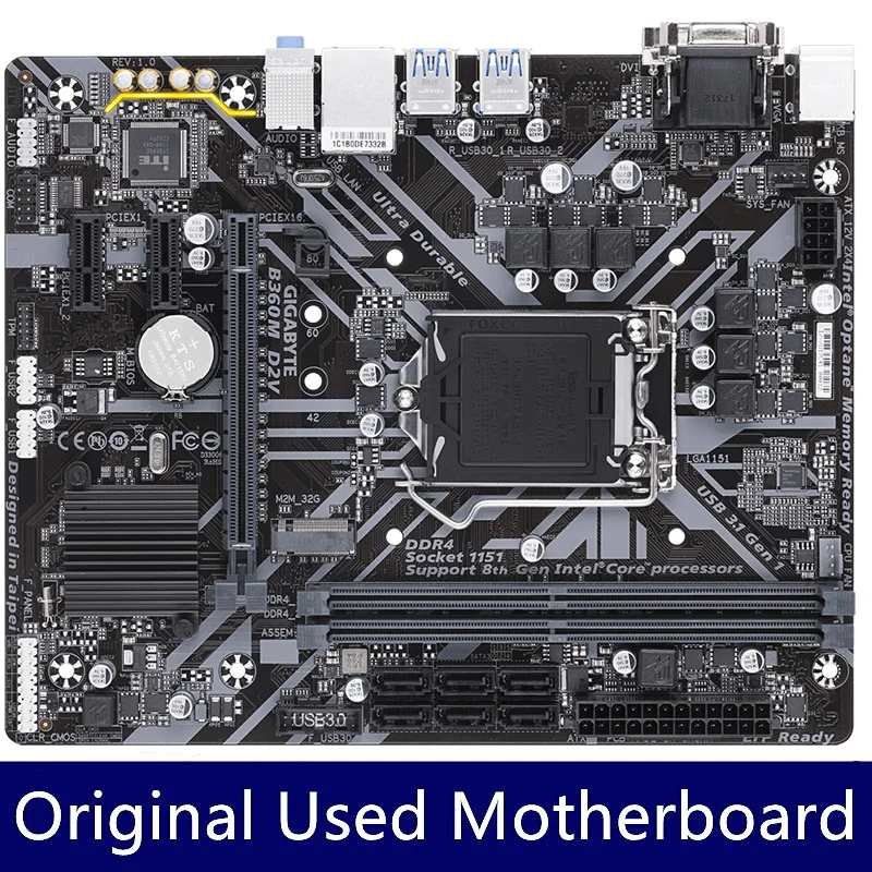 Gigabyte GA B360M D2V Motherboard 32GB LGA 1151 DDR4 Micro ATX Mainboard