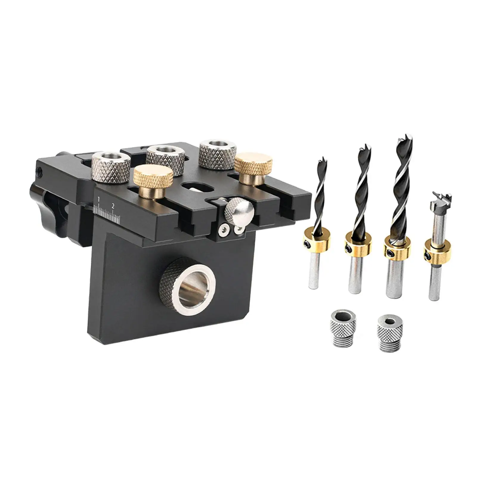 

High Quality Metal Jig 3 in 1 Doweling Drill Guide Furniture Connector Hole Tool for Wood Joint Making