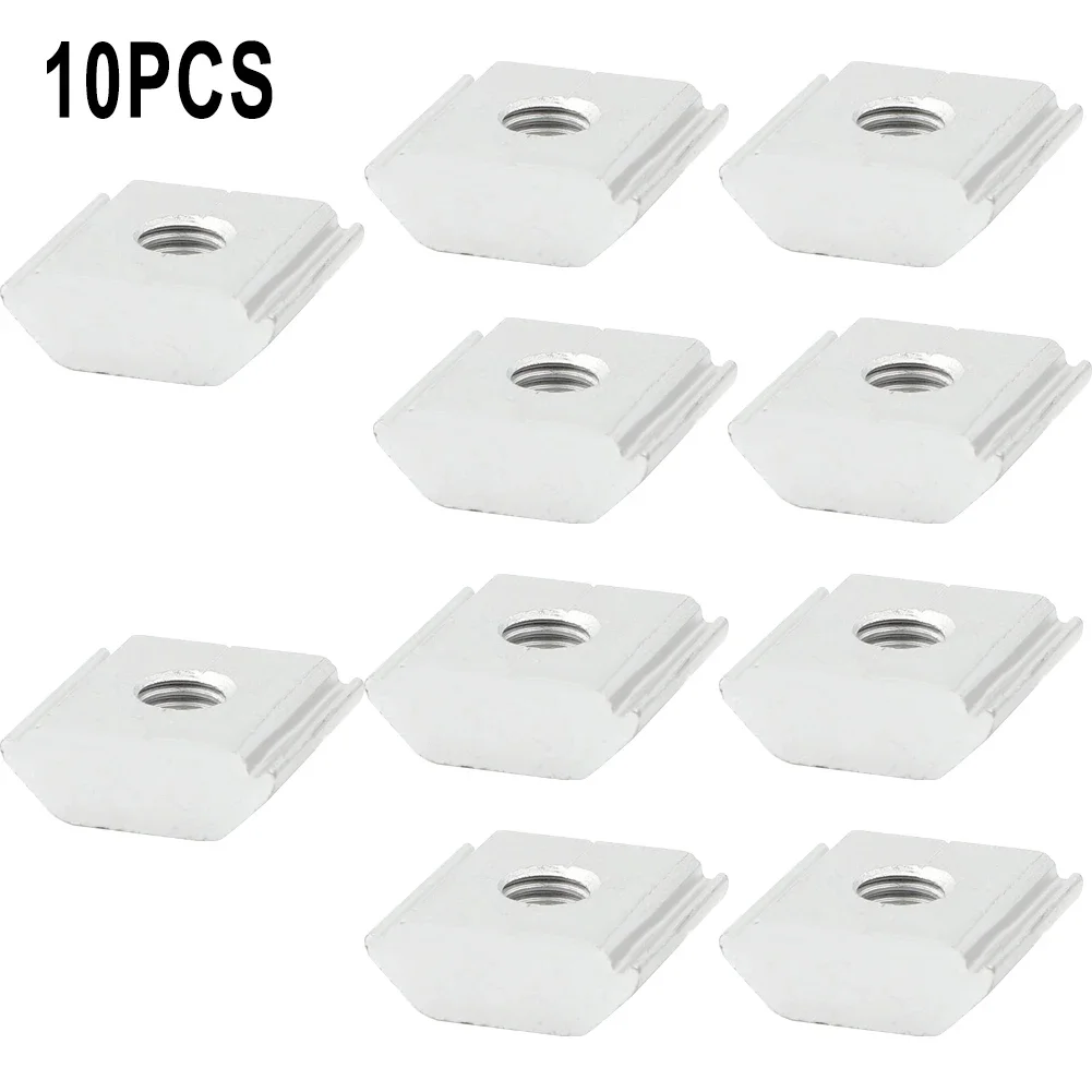 

For PV Systems Aluminum Solar Panel Clamps Framed Panel Clamps 20x23.7x9mm Size Aluminum Alloy Material Easy Installation