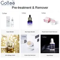 Gollee Primer-eliminador de pegamento Super Bonder, secado rápido, pegamento para extensión de pestañas postizas, limpiador antialérgico, máscara impermeable