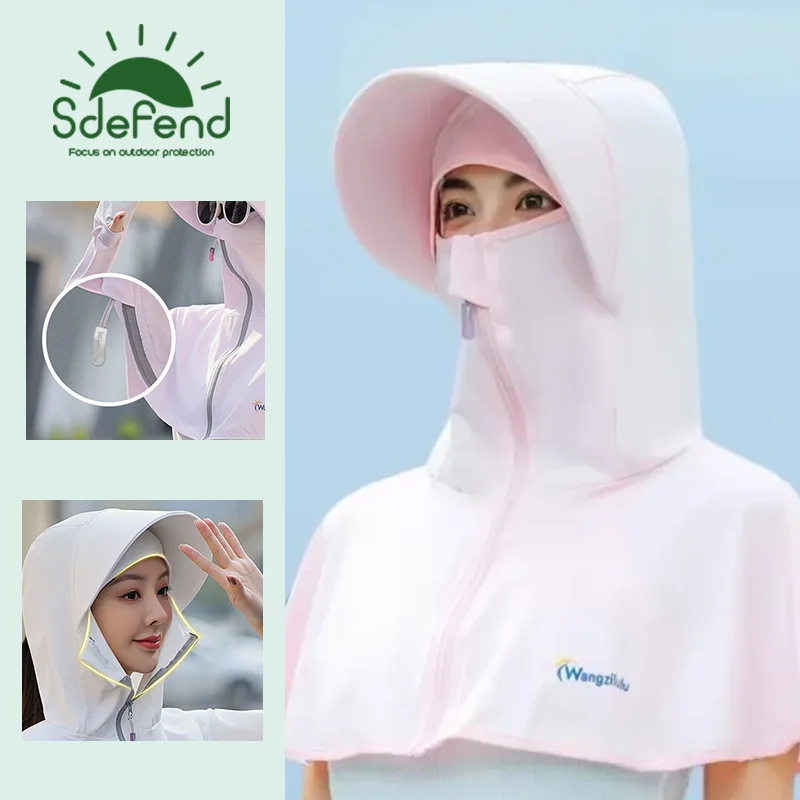 

Солнцезащитная одежда с защитой от ультрафиолета, дышащая кепка-панама с широкими полями для рыбалки, альпинизма, вождения, велоспорта, летняя шелковая шапка для защиты лица