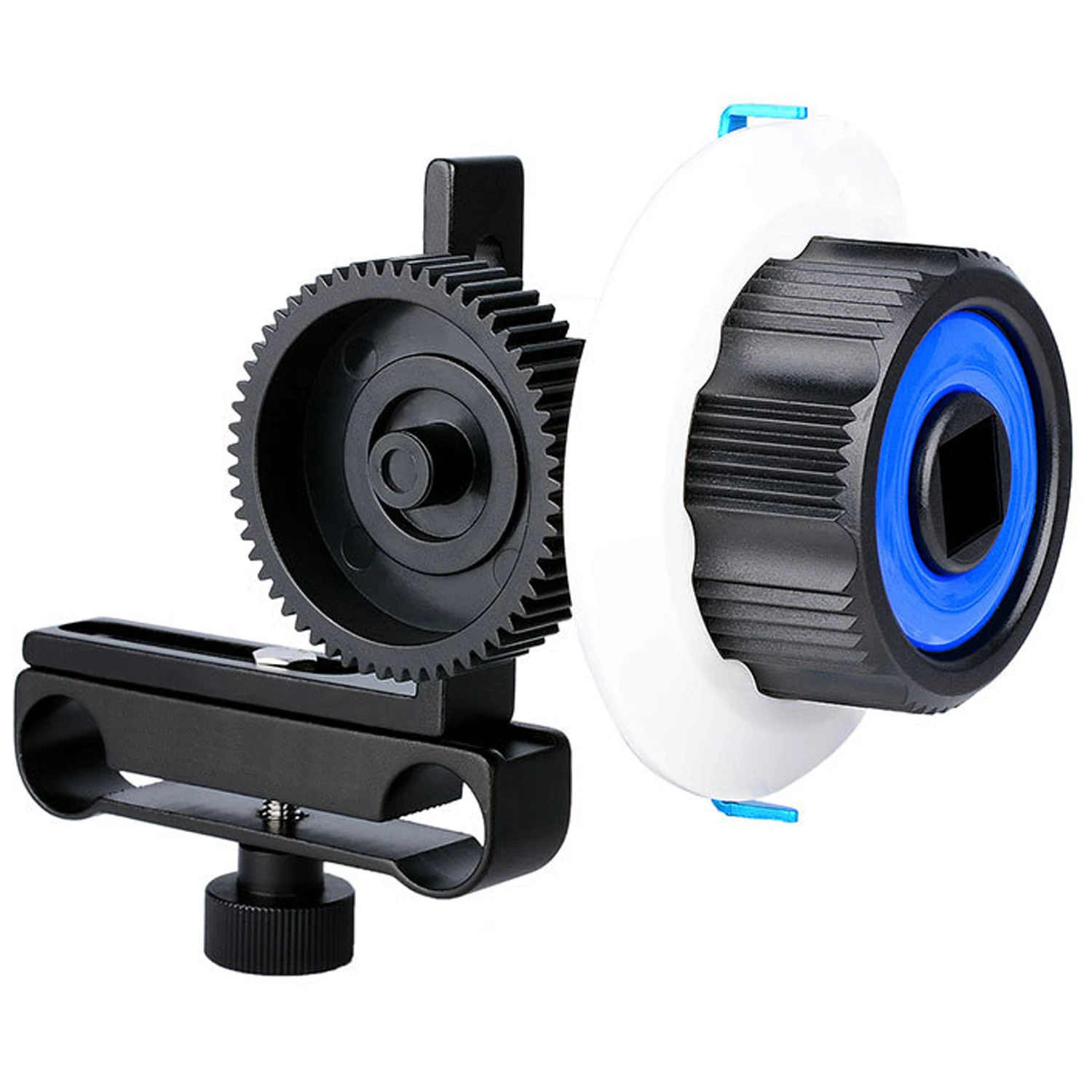 Topcine DSLR Follow Focus Puller with Flexible Gear Belt for 15mm Rail Rod Rig Fits Shoulder Support,Stabilizer,Movie