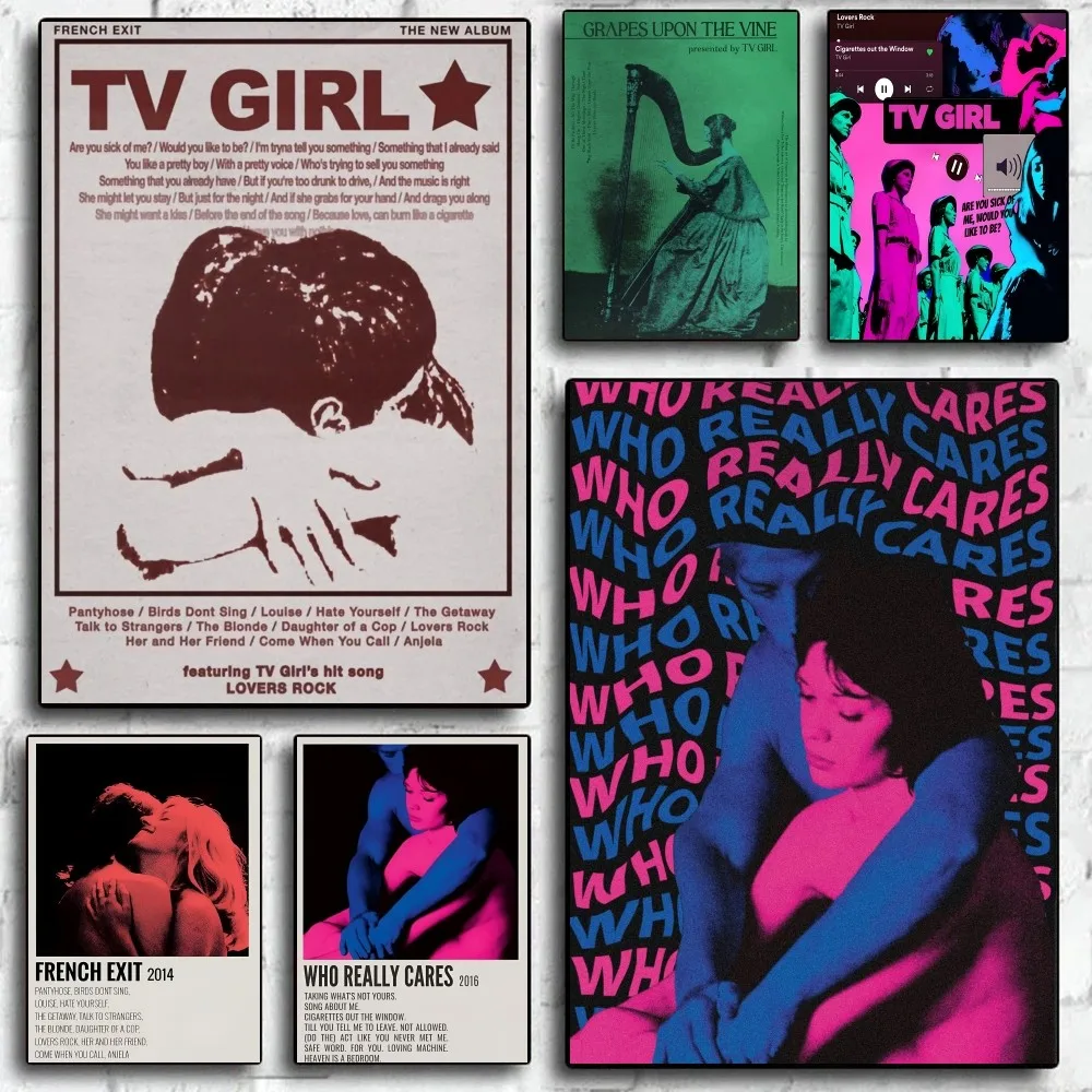 Tv Girl-álbum de música estética Rock para amantes de la salida francesa, Mitski, póster múltiple para el hogar, sala de estar, dormitorio, Bar, cafetería, decoración artística