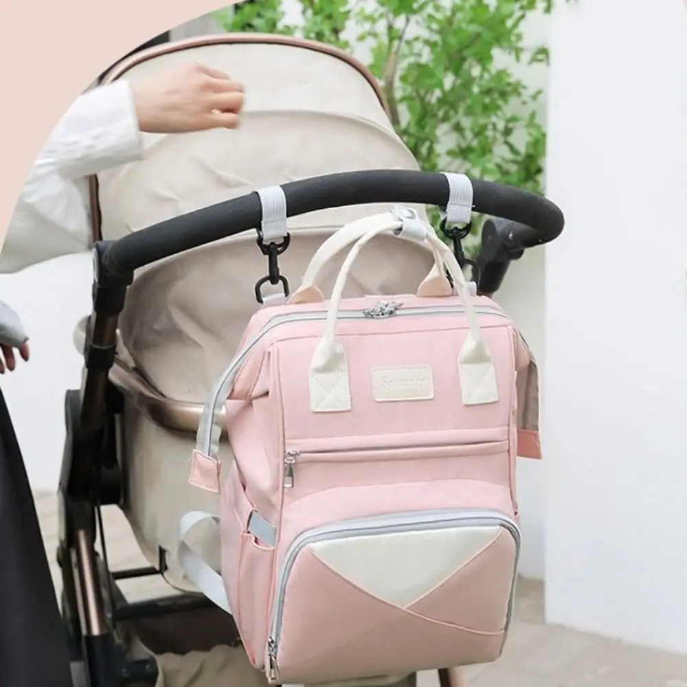 Nylon Mommy Bag Multifunctional Large Capacity Maternity Travel Bag Insulated Pockets Waterproof Diaper Bag Backpack Mama