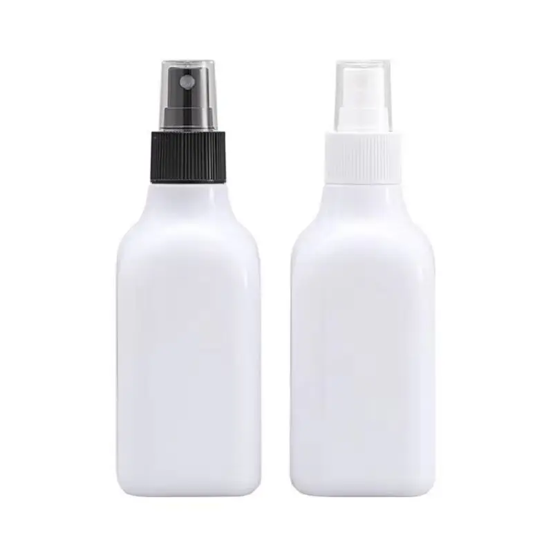 

10Pcs Mist Spray Bottle White Square Disinfect Spray Water Bottle 200ML Toner Liquid Container Plastic Perfume Spray Bottles