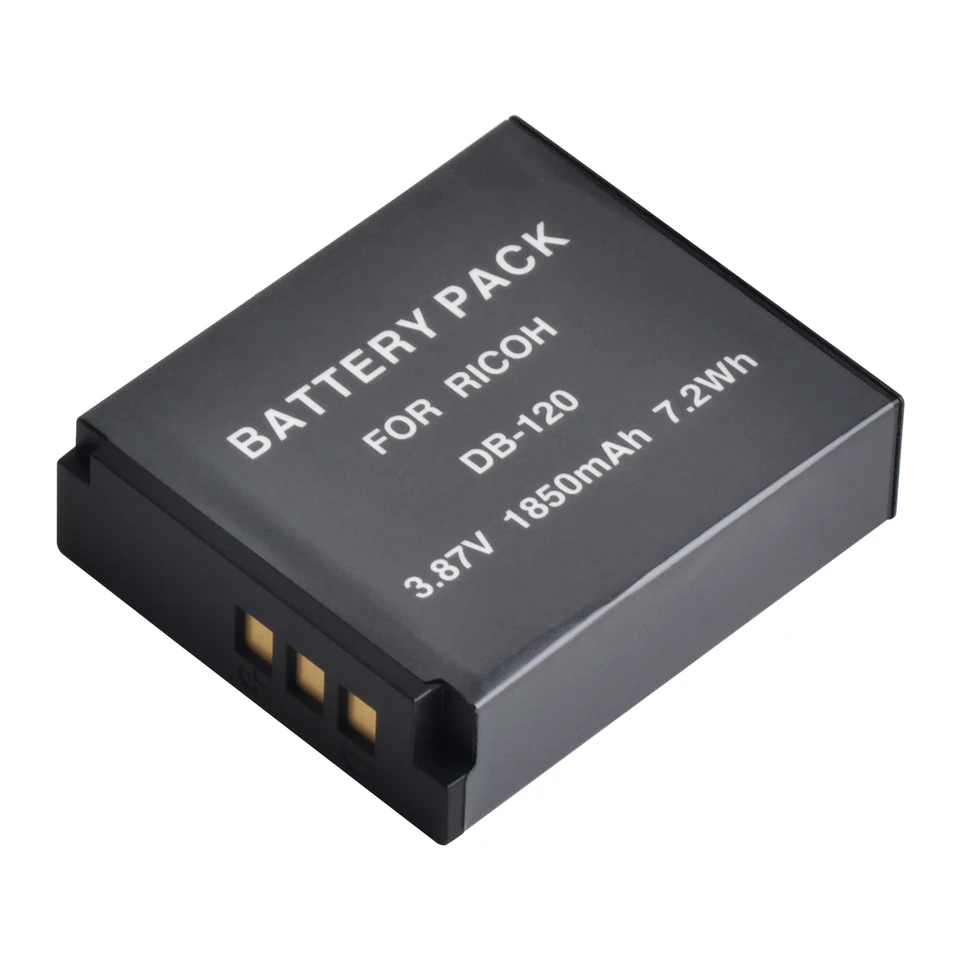 1850mAh DB-120 DB120 DB 120 Replacement Battery+Dual Charger Box