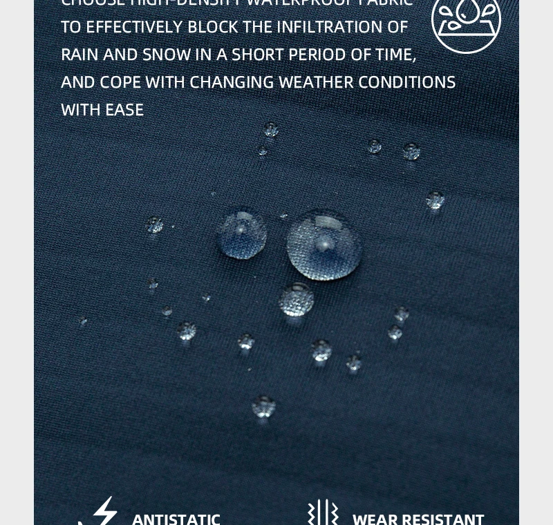 YKYWBIKE Herren-Fahrradjacke, wasserdicht, winddicht, Rennrad-Oberteile, Winter 0 ° C Thermal Fleece Fahrradtrikot Fahrradbekleidung – Detail 8