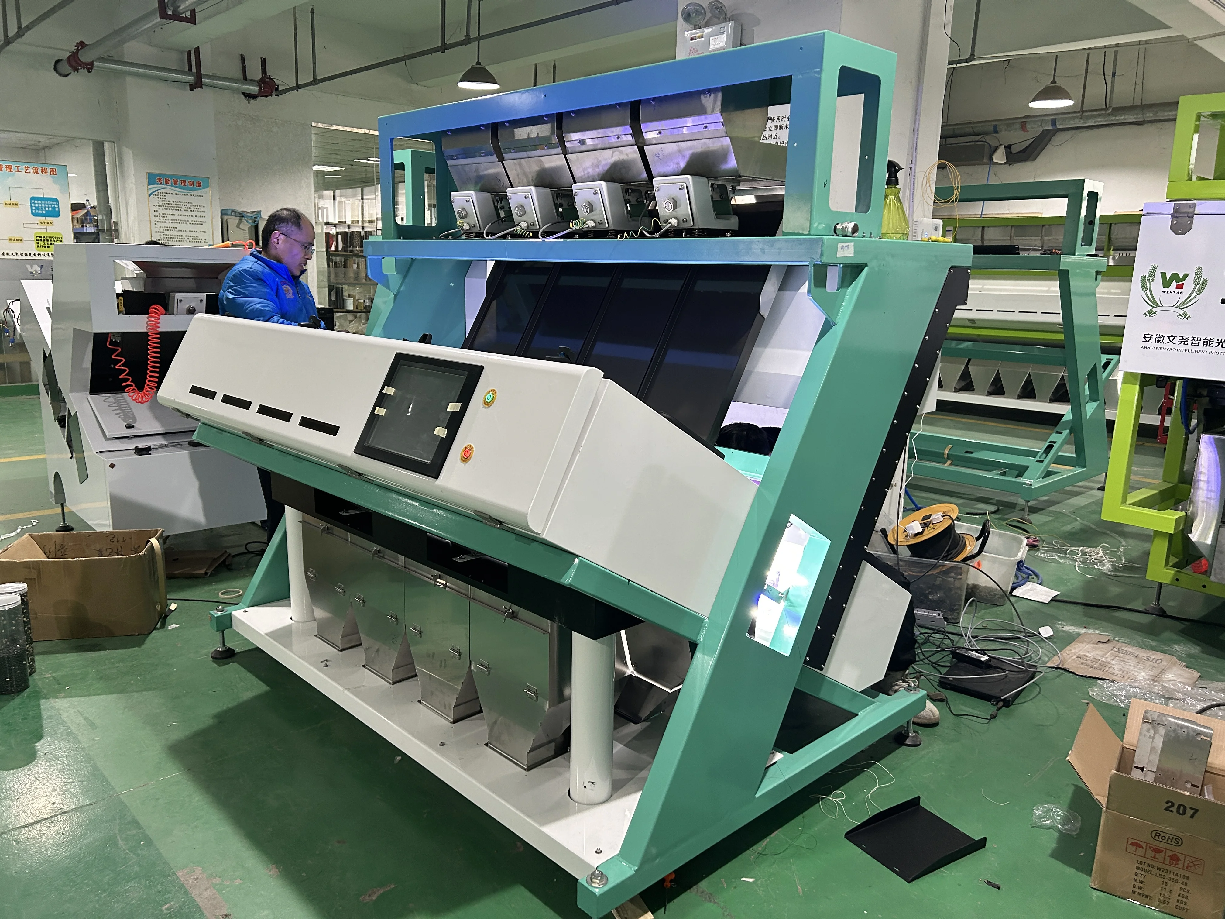 Selezionatrice avanzata per smistatrice di colori di orzo di grano e mandorle e noci