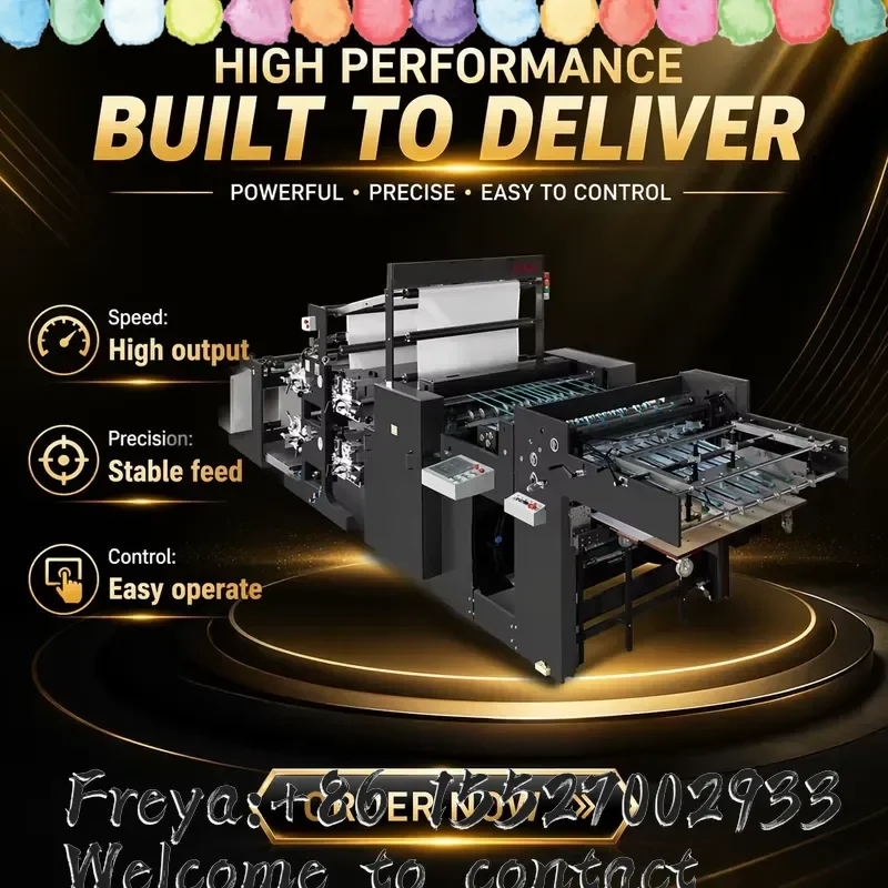 High Speed Rotary Printing Slitting All in One Machine PLC Touch Screen Hydraulic Auto Unwinding Equipment