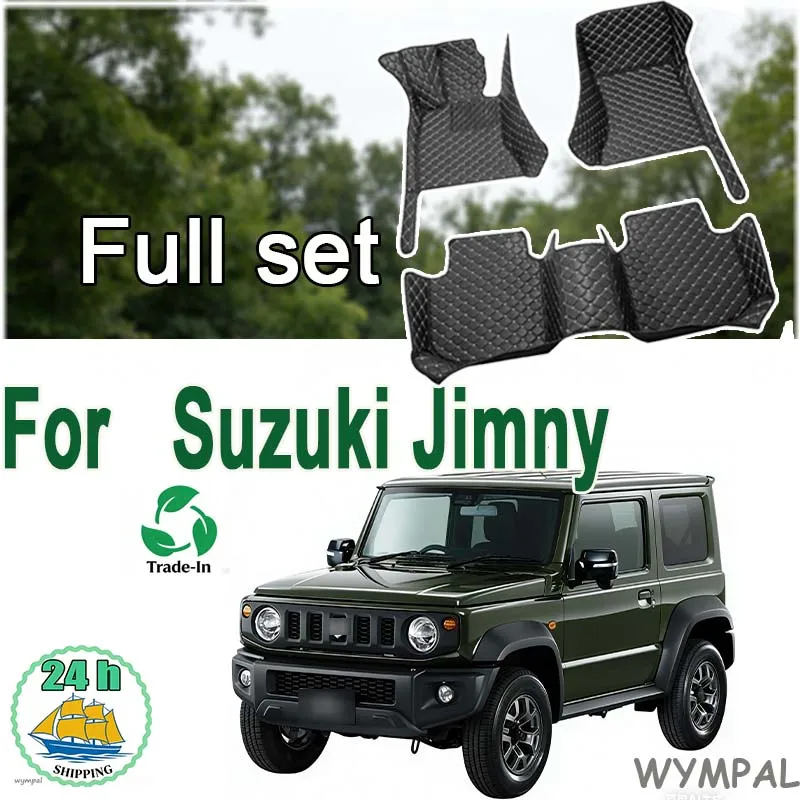 Tapete automotivo para suzuki jimny sierra jb64w jb74w 2019 2020 2021 2022, conjunto de tapetes automotivos para carro, acessórios para carro