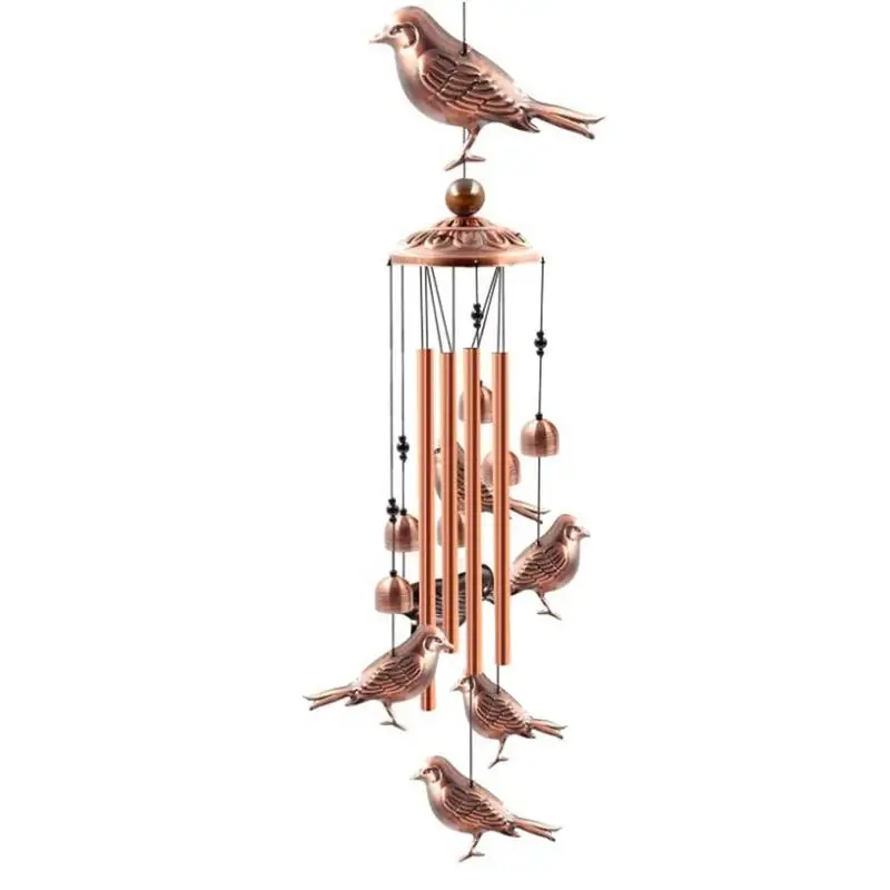 

Bird Wind Chimes For Outside Bird Bells Chimes With S Hook Harmonious Music Wind Catcher Charming Outdoor Decorations For Garden