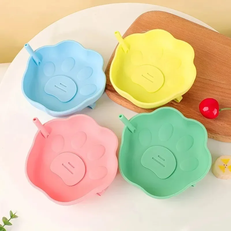 

Silicone Leak Proof Ice Cream Rack Reusable Dirt Proof Bracket Suitable for Summer Gatherings Children's Dirt Proof Small Tools