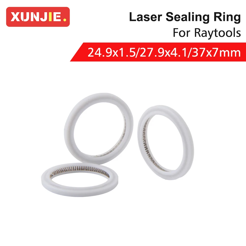 حلقة لإحكام الإغلاق بالليزر لـ Raytools 24.9x1.5 27.9x4.1 37x7 مللي متر لـ BM06K ألياف الليزر رئيس عدسة واقية ختم الليزر O-حلقة غسالة #1