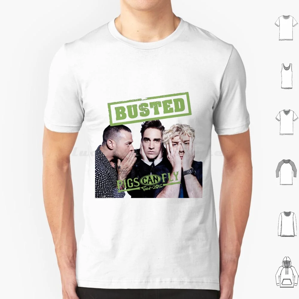 Busted Pigs Can Fly T Shirt 6Xl Cotton Cool Tee Busted Pigs Can Fly Busted Tour Tour 2016 Busted 2016 Busted Pigs Can Fly Tour