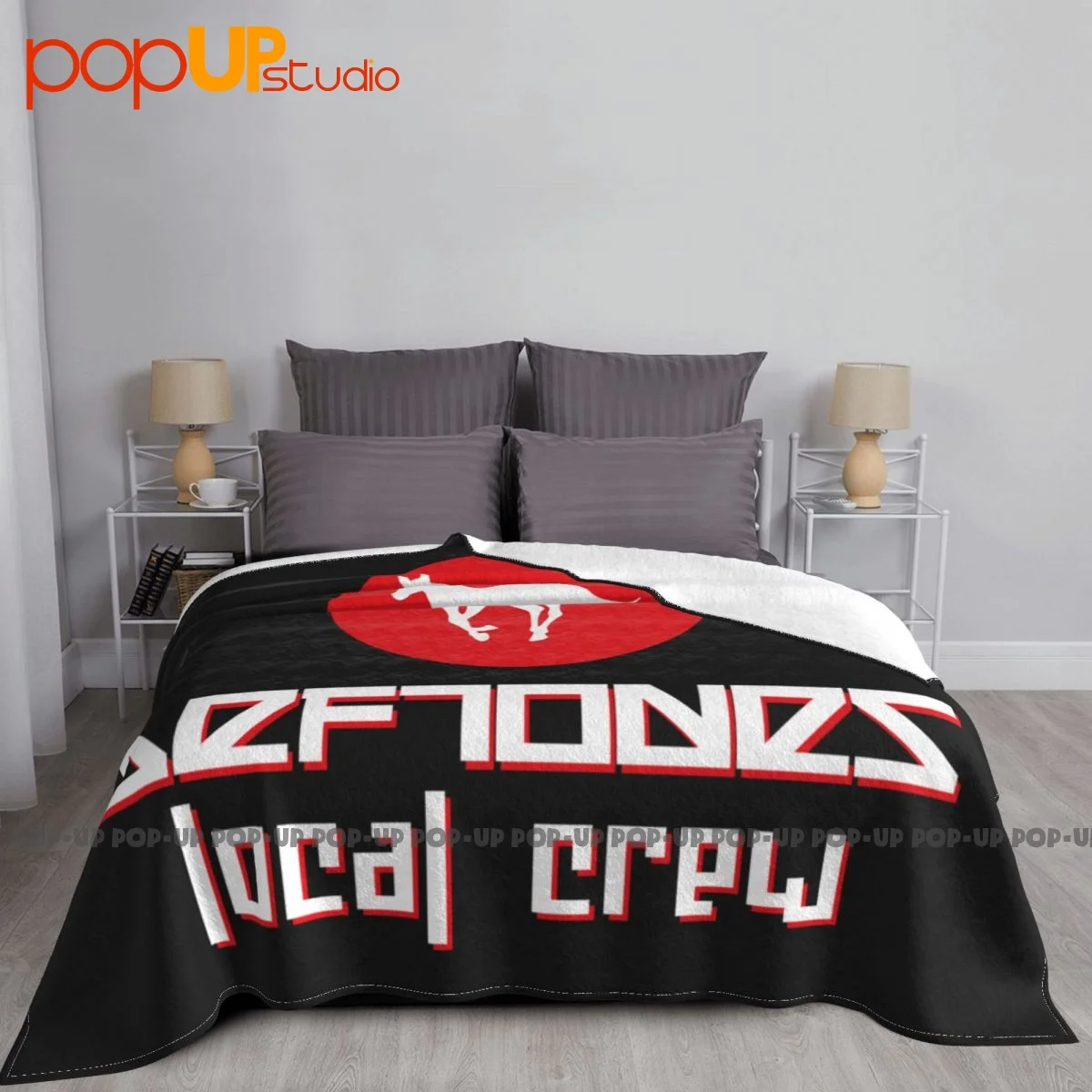 Deftones Local Crew Horse Blanket Plush New Style Dust Cover Skin Friendly Home Decotation