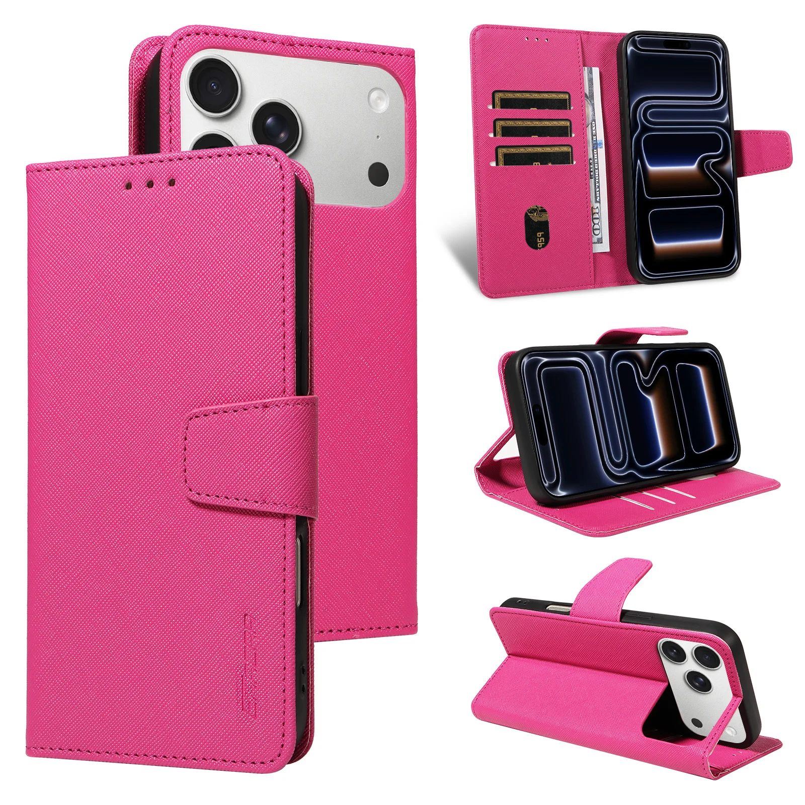Leder-Handyhülle für Samsung Galaxy A21 A15 A14 A13 A12 A17 F07 F17, Anti-Fingerabdruck, Multi-Kartenfach, Brieftaschen-Ständer, modische Abdeckung